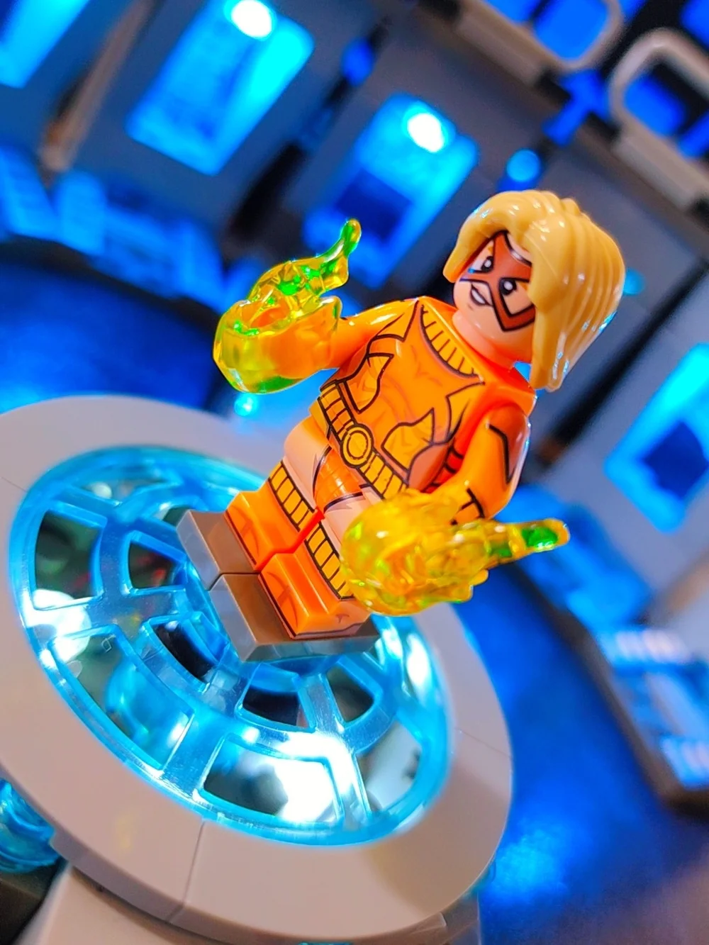 Terra Teen Titans Minifigure Lego Compatible